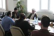 حضور امام جمعه شهرستان قروه در اداره کل دامپزشکی استان کردستان